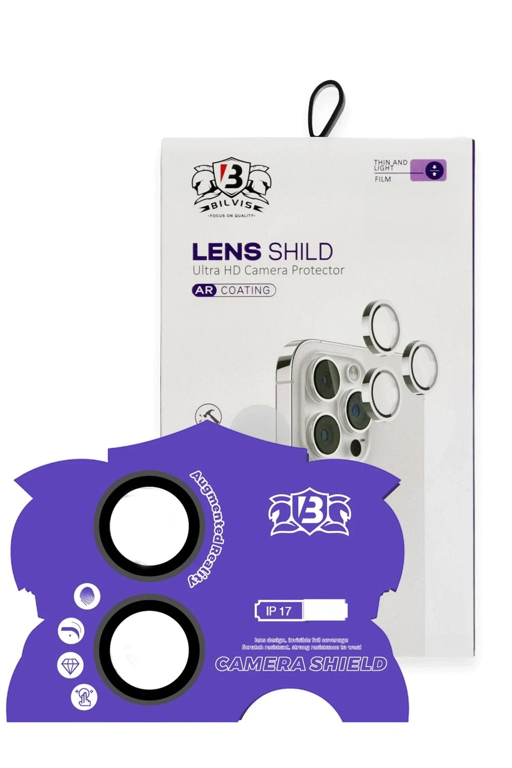 Mey İthalat® iPhone 17 Bilvis Titan Kamera Lens - Siyah