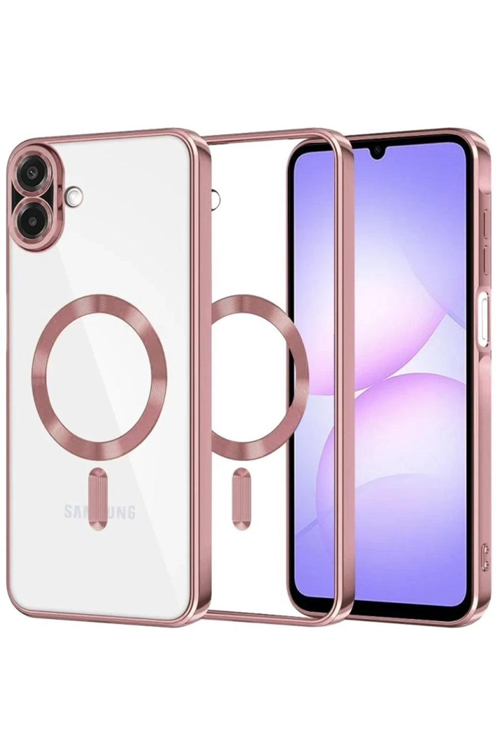 Mey İthalat® Samsung Galaxy A07 4G Kross Magneticsafe Kapak - Rose