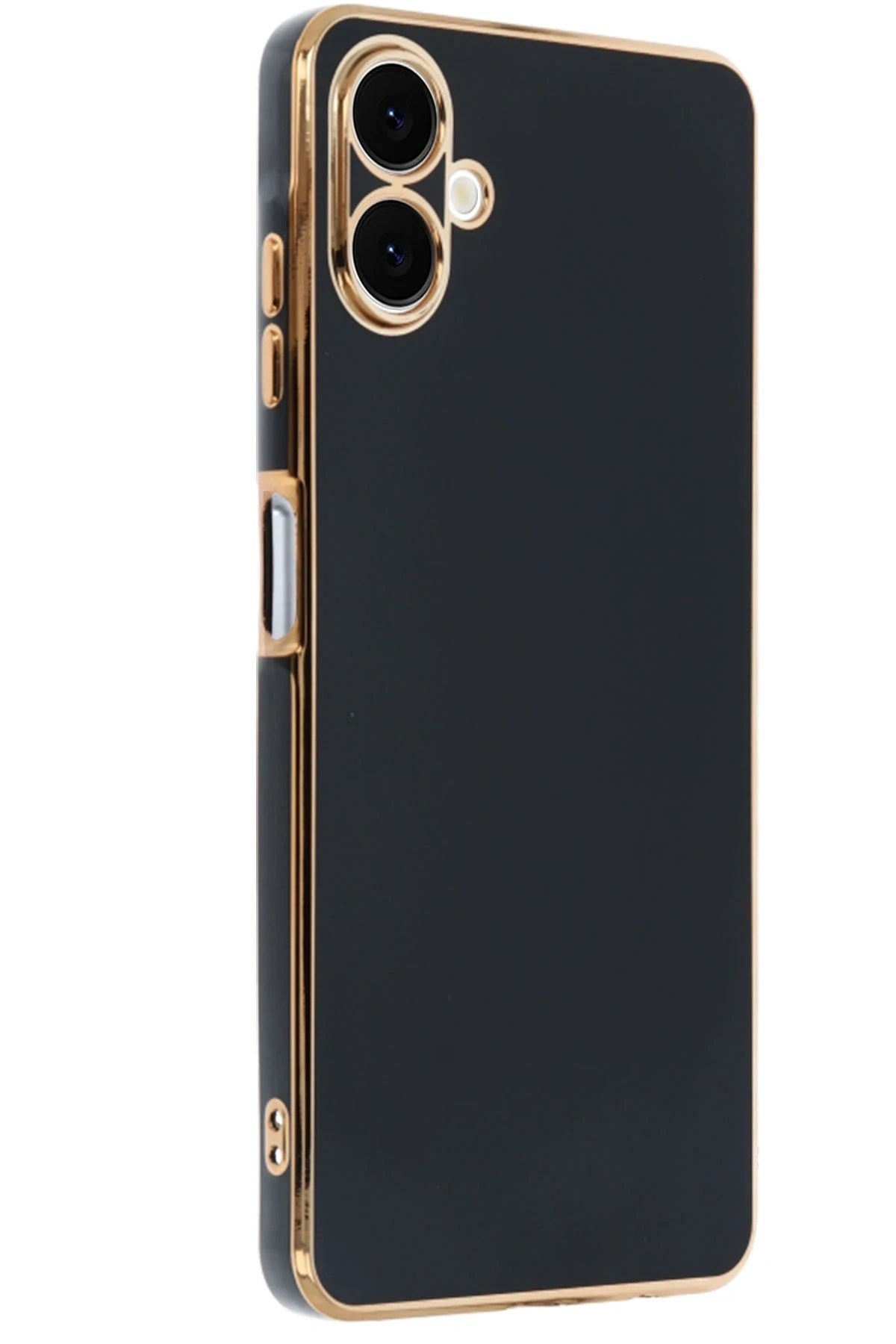 Mey İthalat® Samsung Galaxy A06 Kılıf Volet Silikon - Siyah