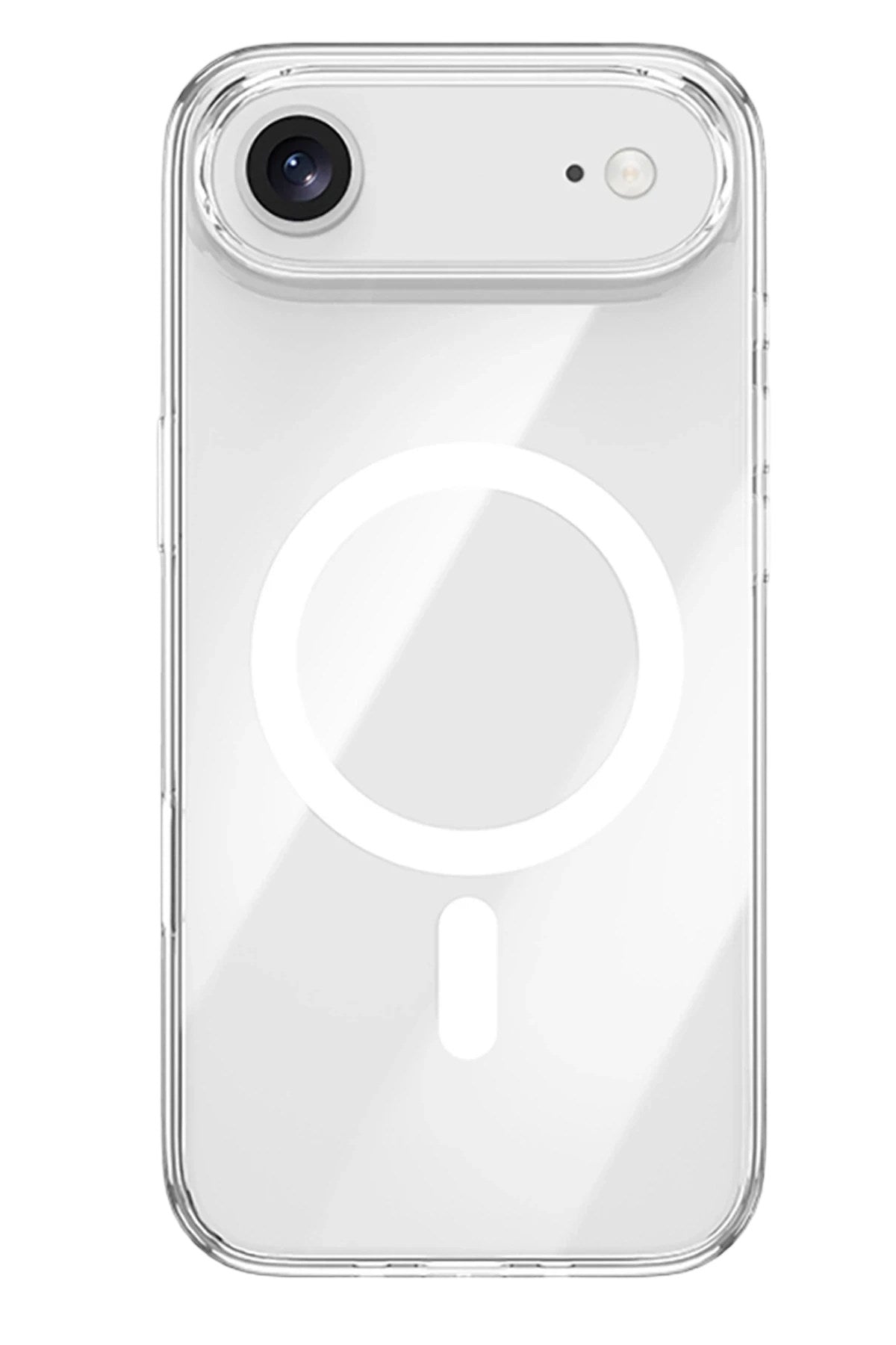 Mey İthalat® iPhone 17 Air Kılıf Pc Real Magsafe Kapak - Şeffaf