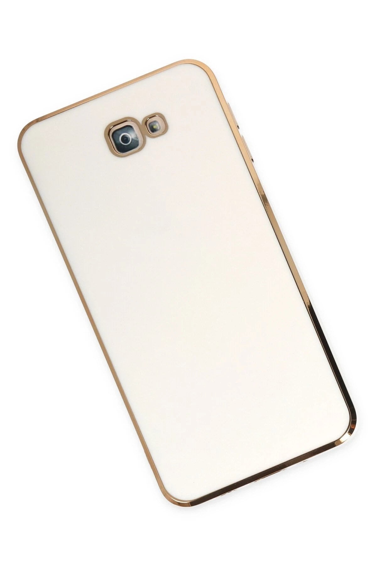 Mey İthalat® Samsung Galaxy J7 Prime Kılıf Volet Silikon - Beyaz