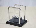 Denge Balans Newton Beşiği - 7,5x8,5 cm Metal Masaüstü Stres Giderici Aksesuar