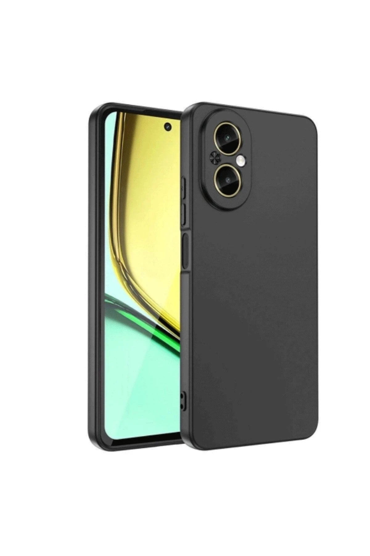 Mey İthalat® Realme 12 Lite Kılıf First Silikon - Siyah