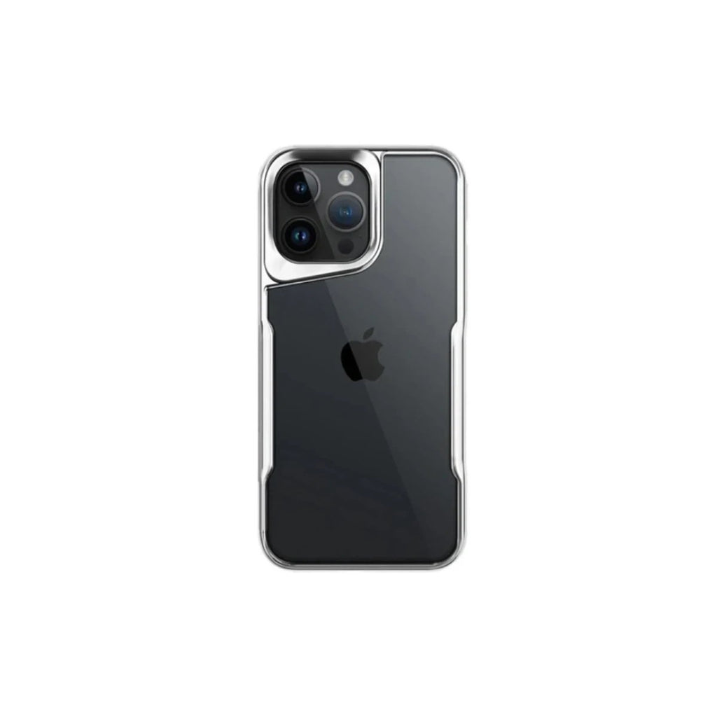 Mey İthalat® iPhone 16 Pro Max Kılıf Boyi Silikon Kapak - Gümüş