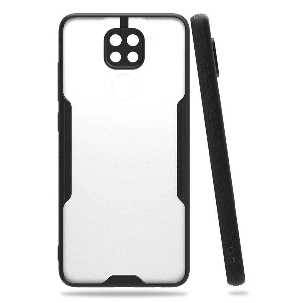 Mey İthalat® Redmi Note 9 Kılıf Platin Silikon - Siyah