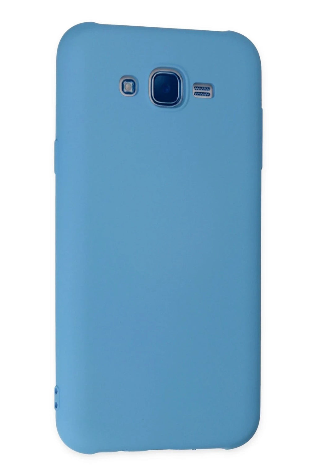 Mey İthalat® Samsung Galaxy J7 Kılıf Nano içi Kadife Silikon - Mavi