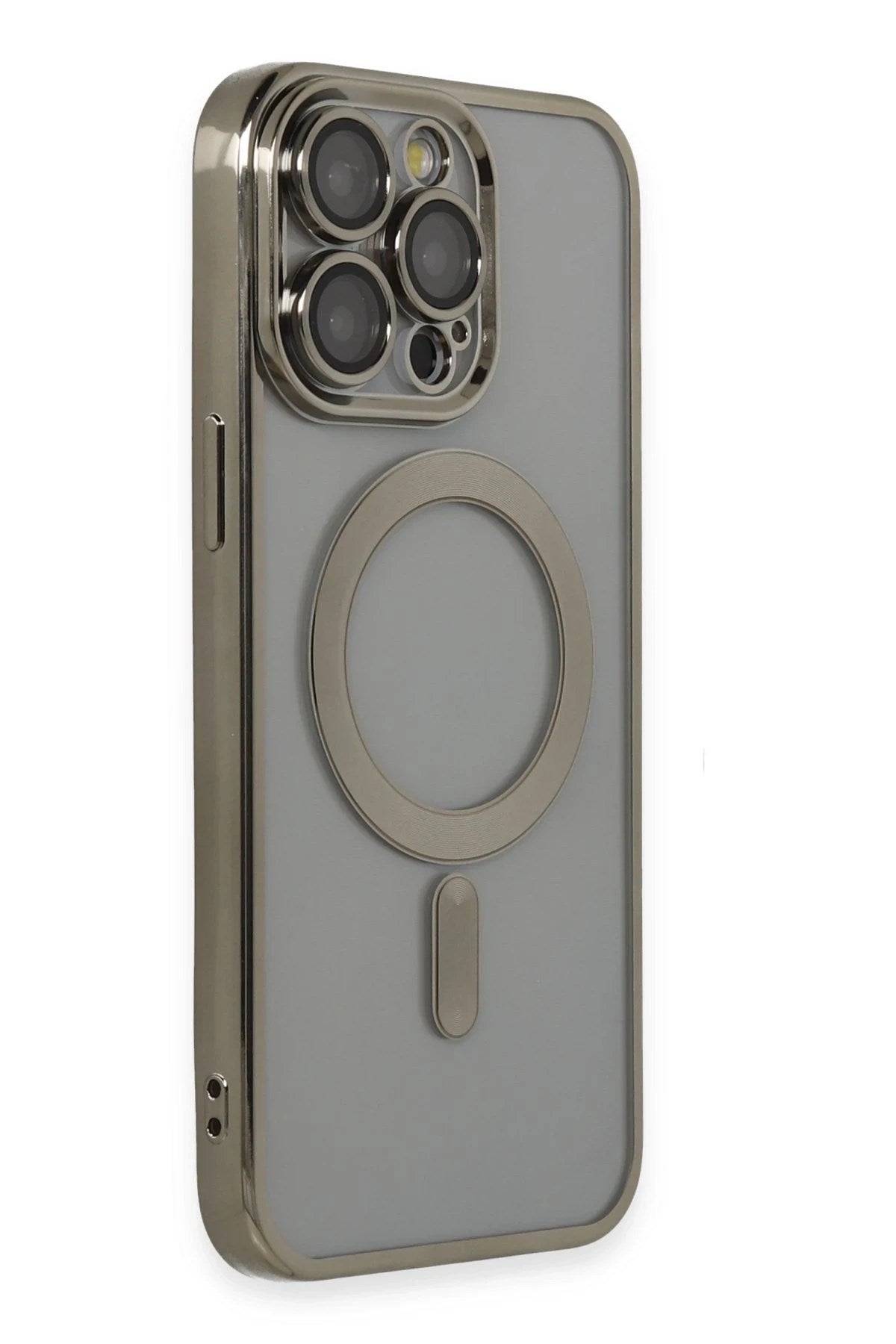 Mey İthalat® iPhone 14 Pro Max Kılıf Kross Magneticsafe Kapak - Titan Gri