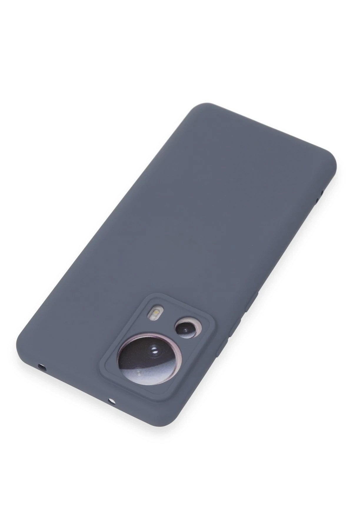 Mey İthalat® Mi 13 Lite Kılıf Nano içi Kadife Silikon - Gri