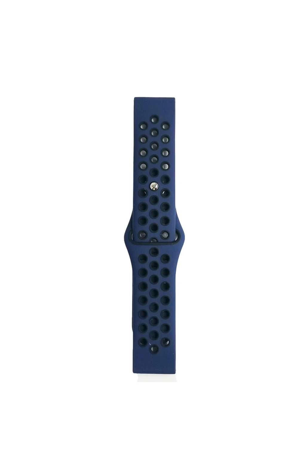 Mey İthalat® Watch 20mm Spor Delikli Kordon - Lacivert-Siyah