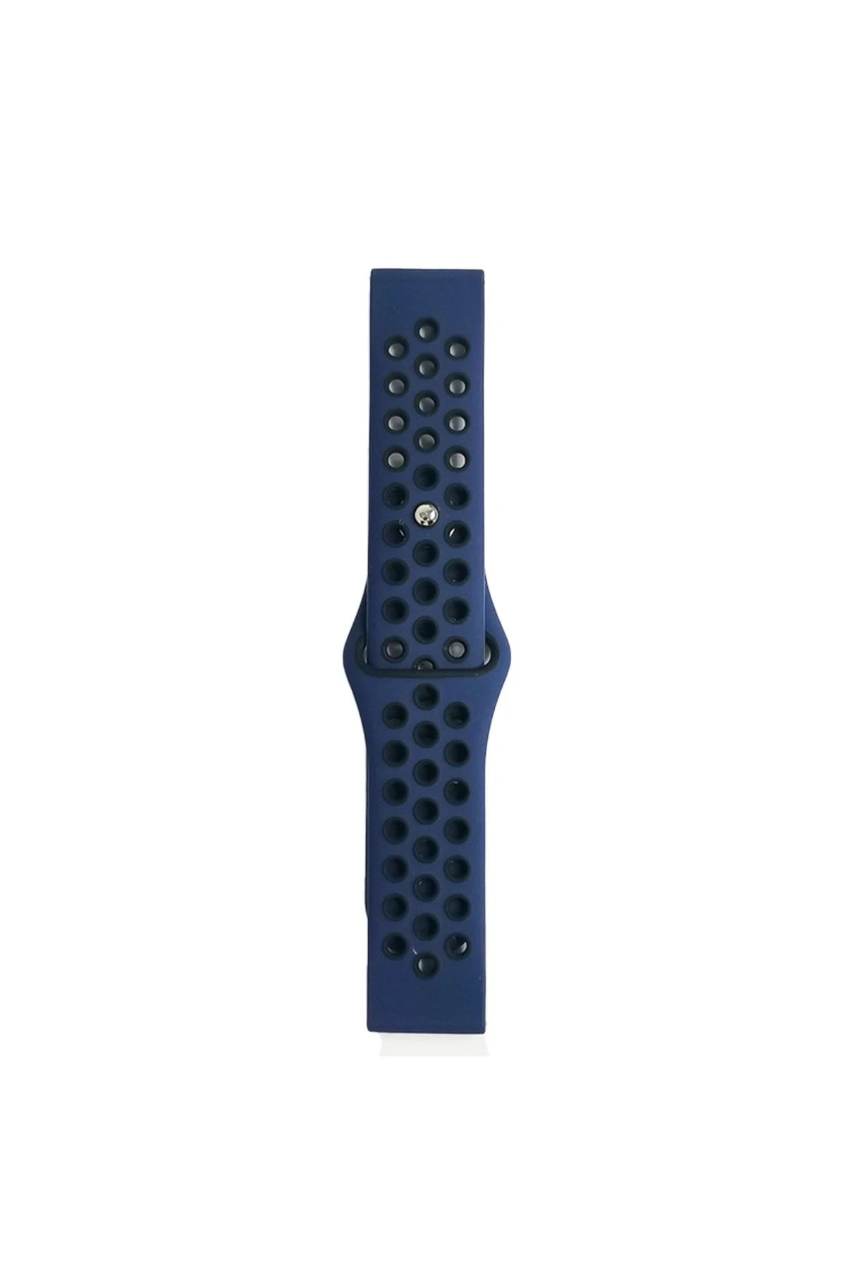 Mey İthalat® Watch 20mm Spor Delikli Kordon - Lacivert-Siyah