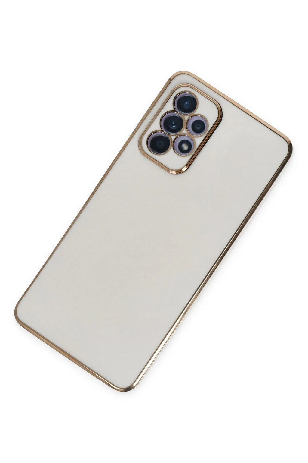 Mey İthalat® Samsung Galaxy A52 Kılıf Volet Silikon - Beyaz