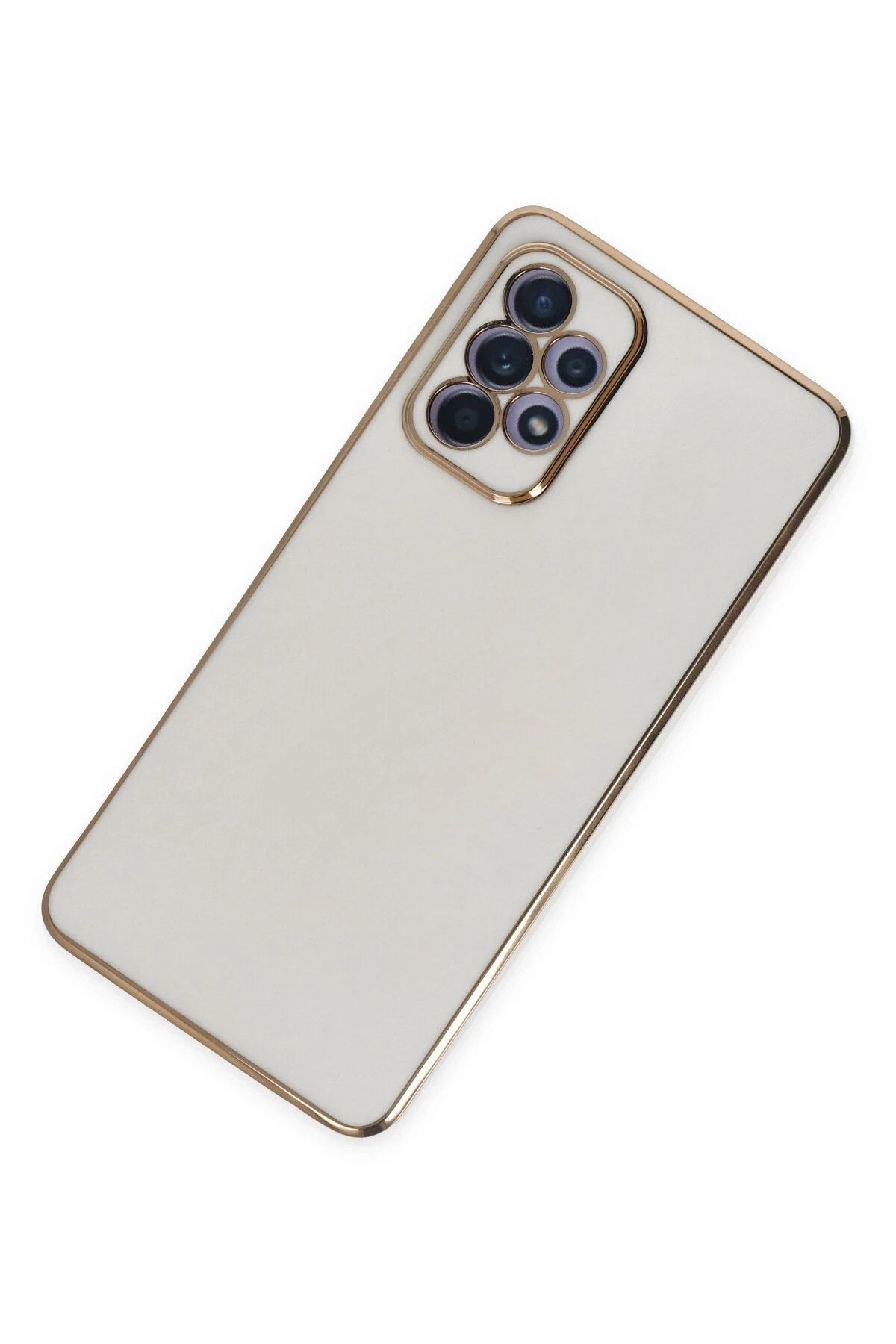 Mey İthalat® Samsung Galaxy A52 Kılıf Volet Silikon - Beyaz