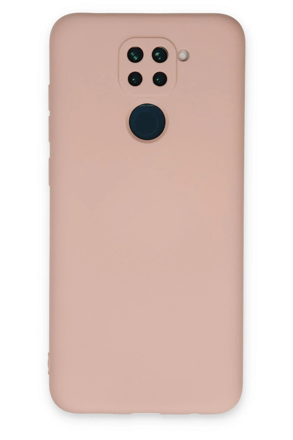 Mey İthalat® Redmi Note 9 Kılıf Nano içi Kadife Silikon - Pudra