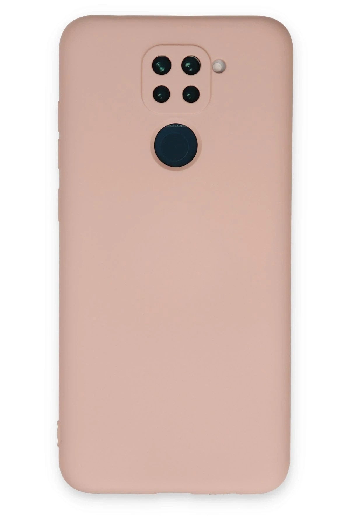 Mey İthalat® Redmi Note 9 Kılıf Nano içi Kadife Silikon - Pudra