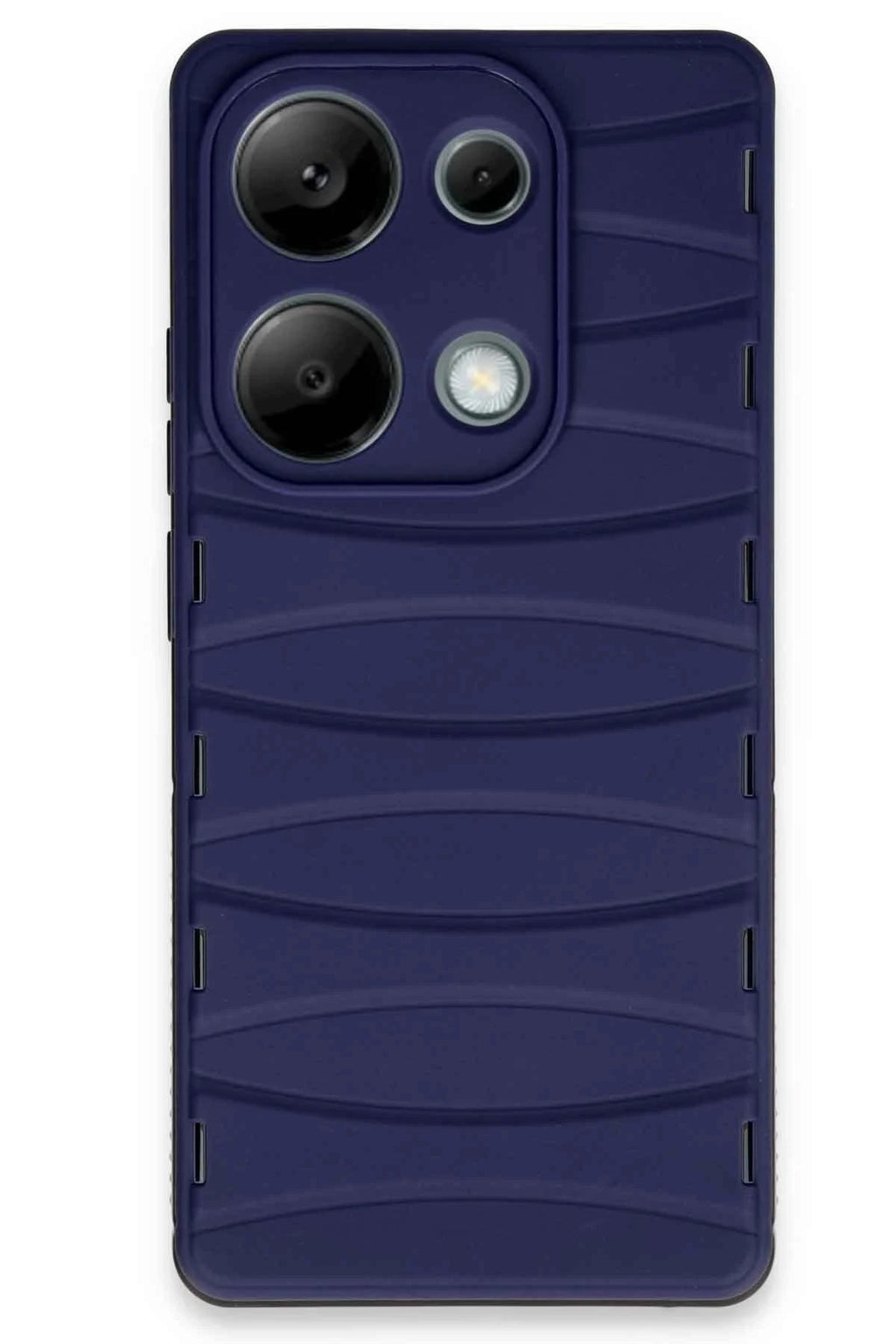 Mey İthalat® Redmi Note 13 Pro 4G Kılıf Bibercas Silikon Kapak - Lacivert