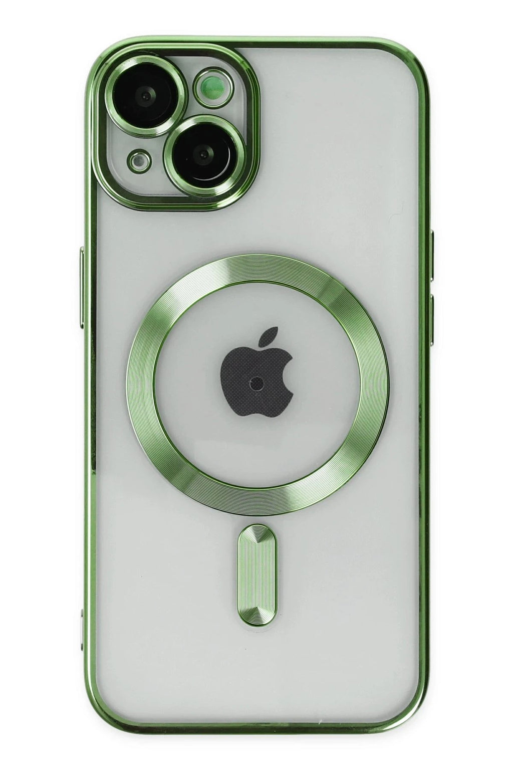 Mey İthalat® iPhone 14 Plus Kılıf Kross Magneticsafe Kapak - Koyu Yeşil