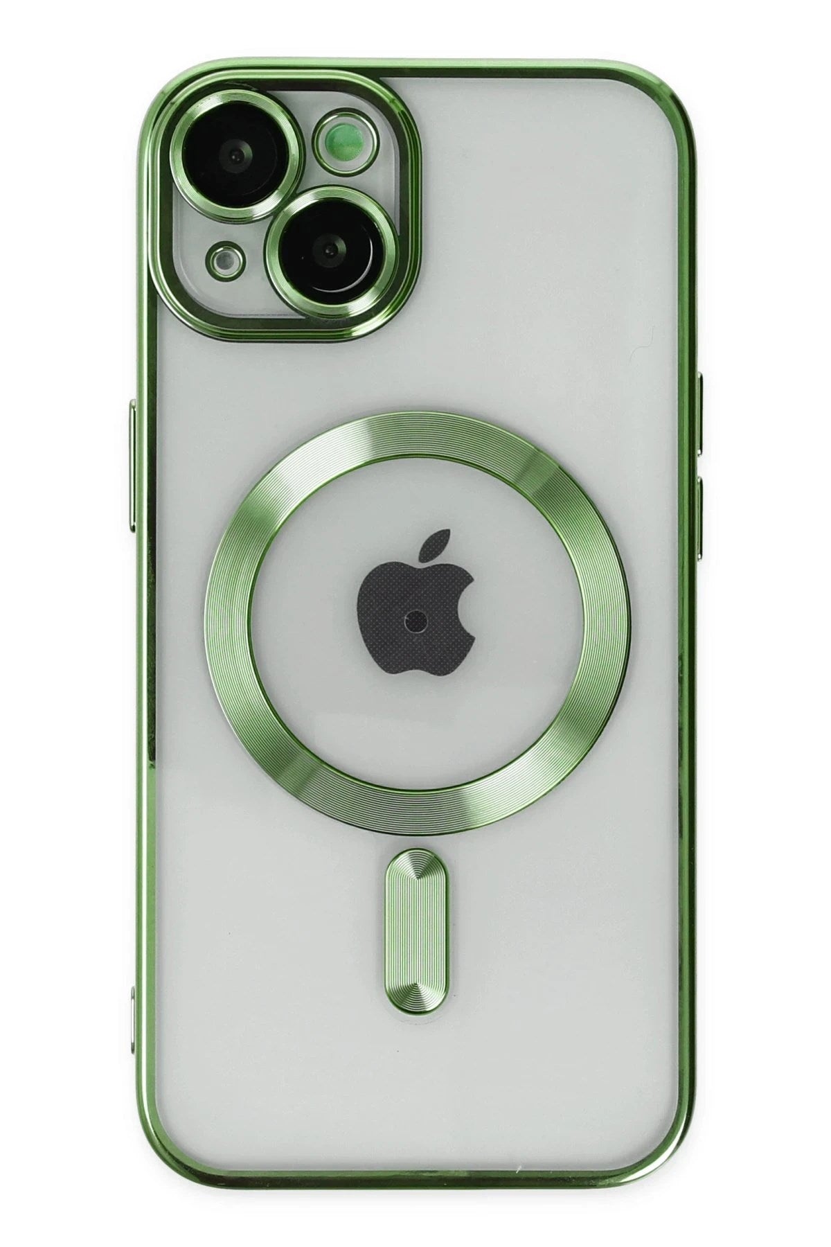 Mey İthalat® iPhone 14 Plus Kılıf Kross Magneticsafe Kapak - Koyu Yeşil