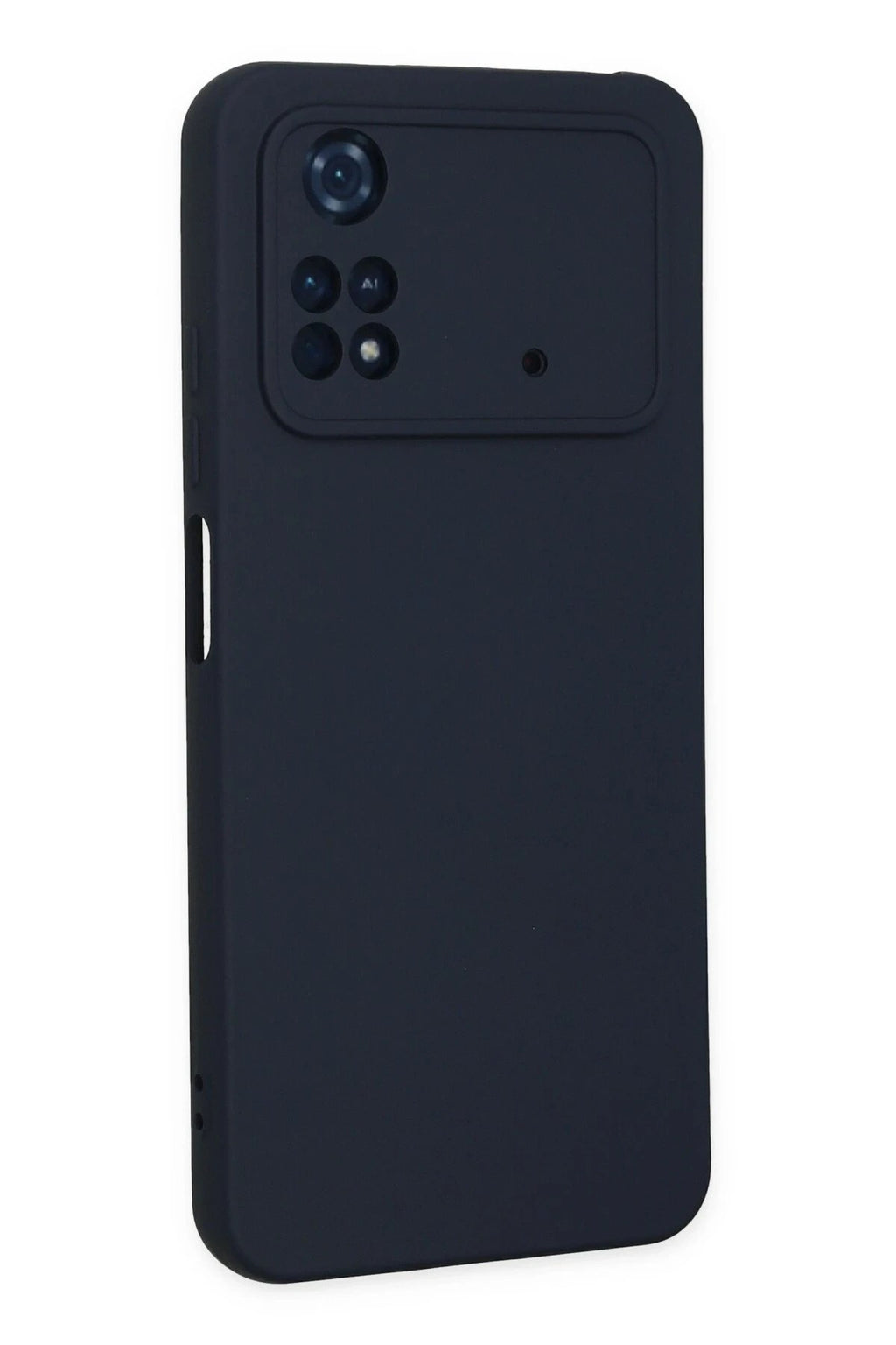 Mey İthalat® Poco M4 Pro 4G Kılıf Nano içi Kadife Silikon - Lacivert