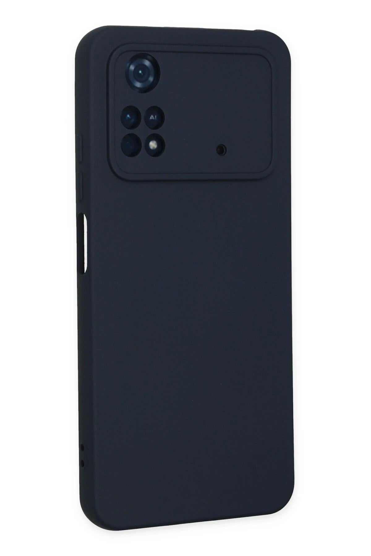 Mey İthalat® Poco M4 Pro 4G Kılıf Nano içi Kadife Silikon - Lacivert