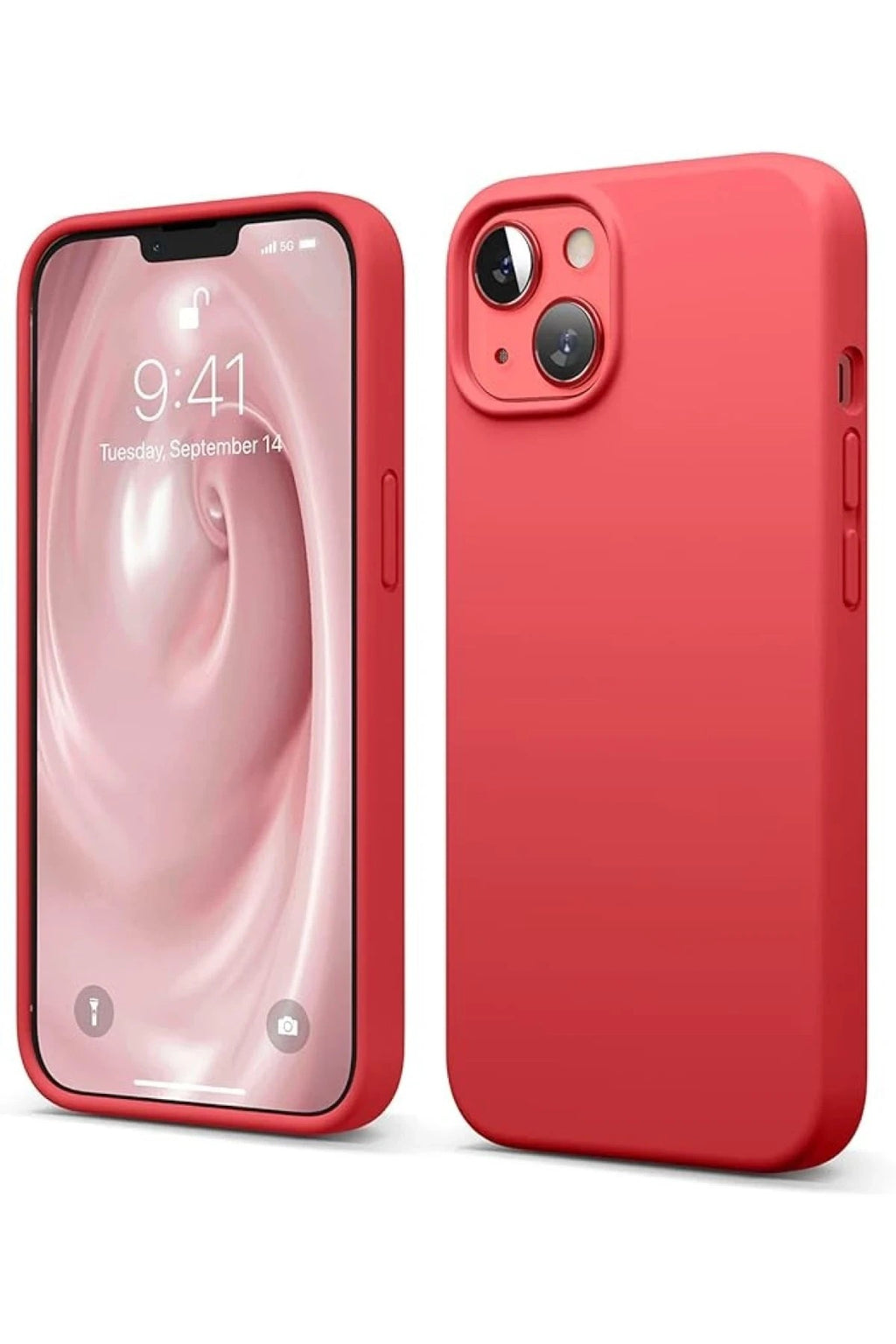 Mey İthalat® iPhone 14 Kılıf First Silikon - Kırmızı