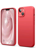 Mey İthalat® iPhone 14 Kılıf First Silikon - Kırmızı