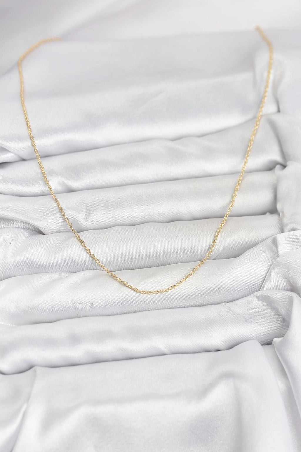 Mey İthalat® CM 14K Gold Renk Burgu Model 60 cm Kadın Kolye