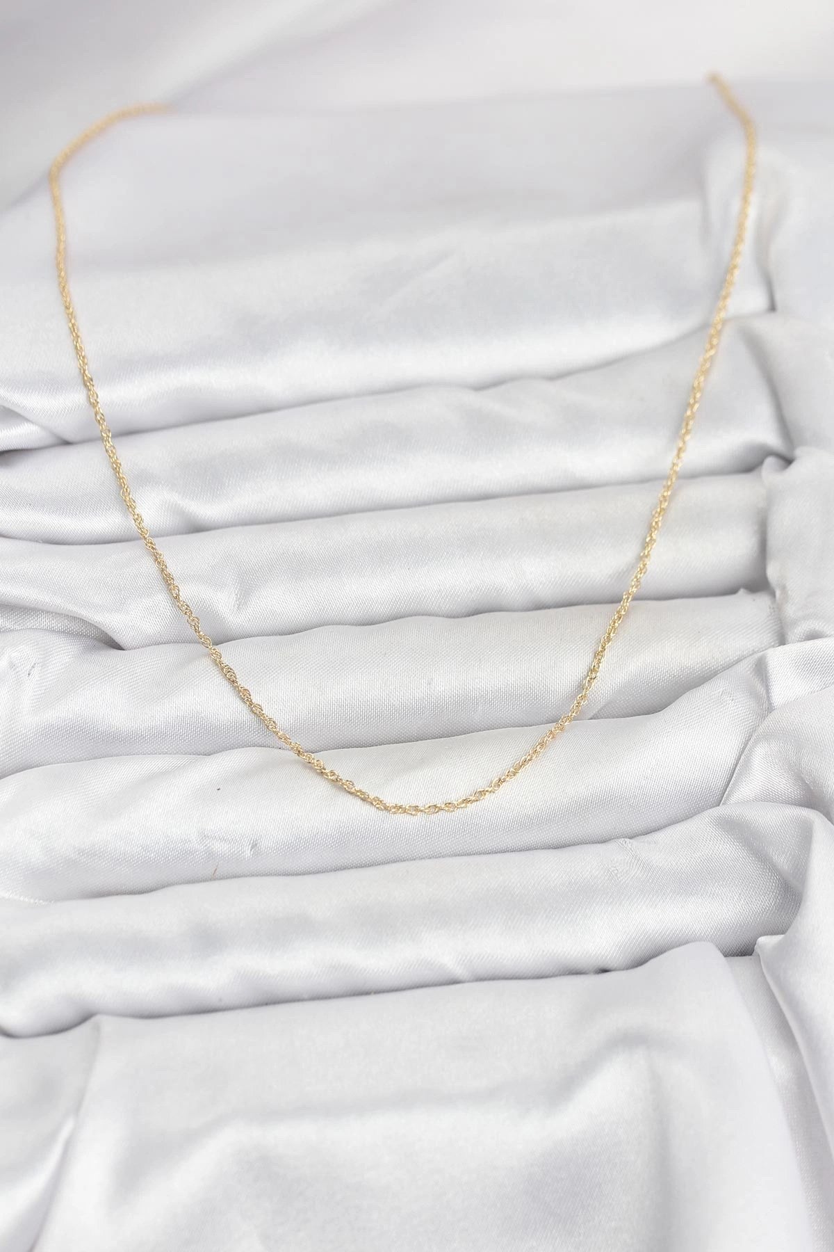 Mey İthalat® CM 14K Gold Renk Burgu Model 60 cm Kadın Kolye