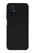Mey İthalat® Redmi 10 2022 Kılıf Nano içi Kadife Silikon - Siyah