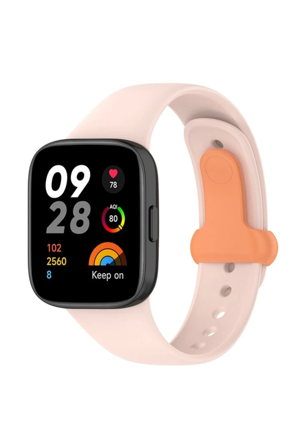 Mey İthalat® Redmi Watch 3 Origin Silikon Kordon - Pudra