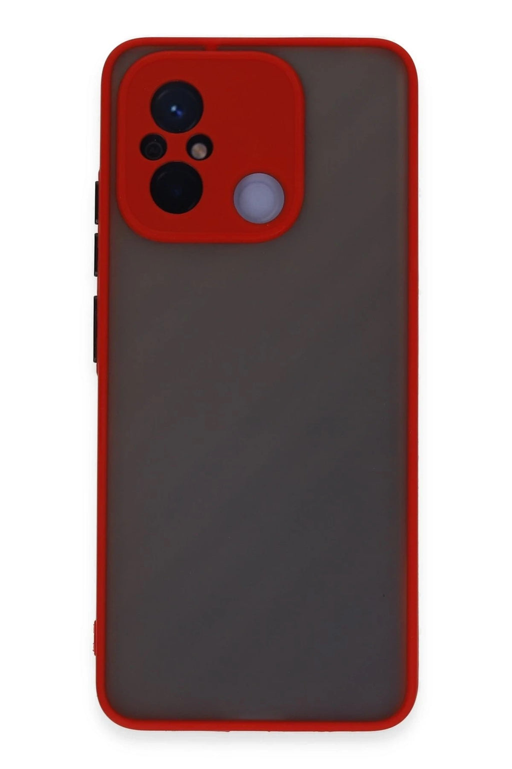 Mey İthalat® Redmi 12C Kılıf Montreal Silikon Kapak - Kırmızı