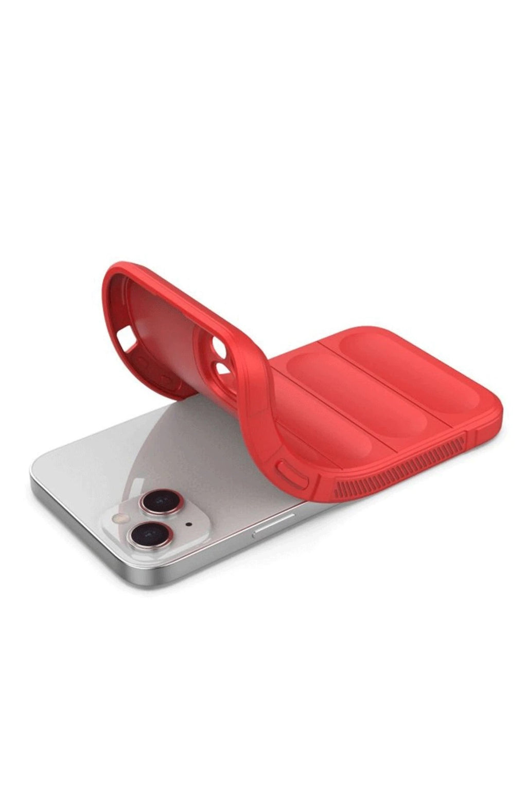Mey İthalat® iPhone 16 Plus Kılıf Optimum Silikon - Kırmızı