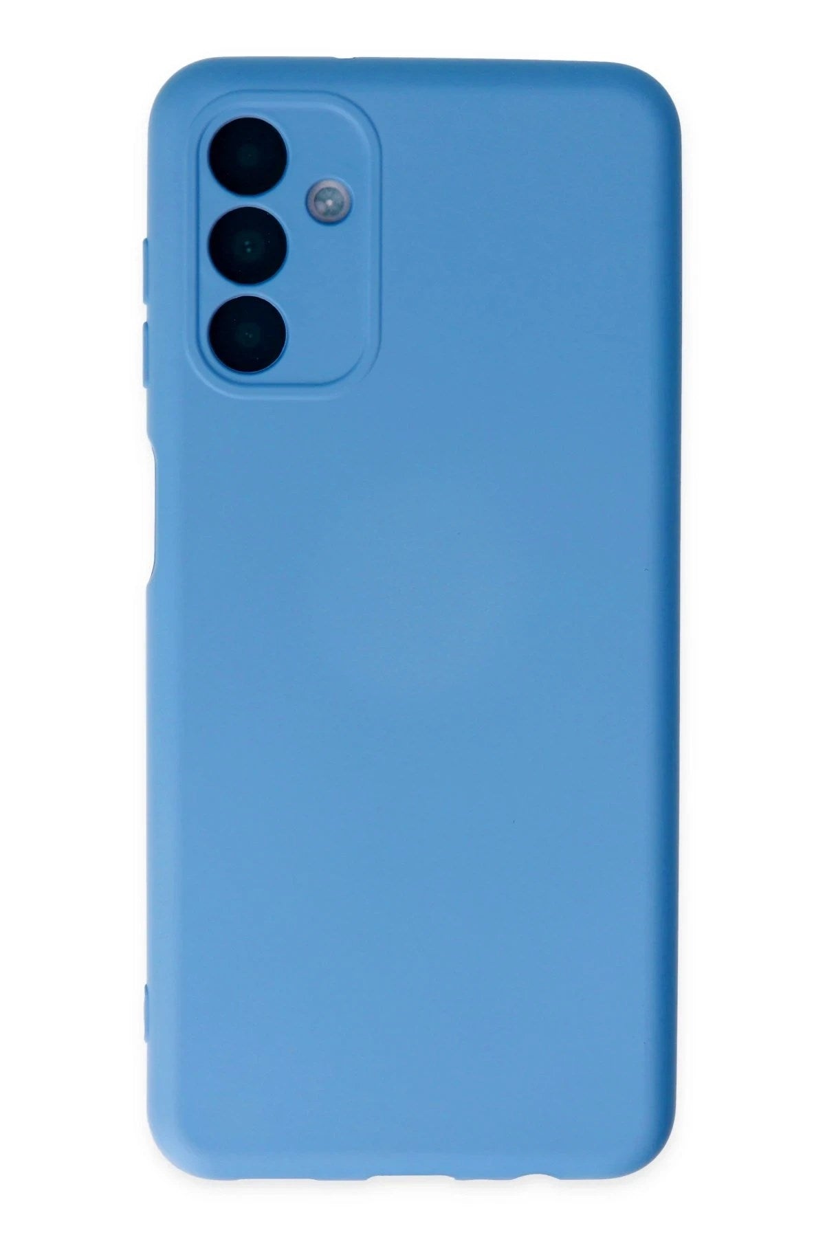 Mey İthalat® Samsung Galaxy A04S Kılıf Nano içi Kadife Silikon - Mavi
