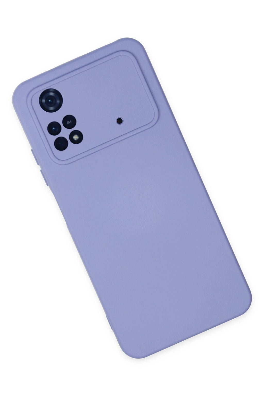 Mey İthalat® Poco M4 Pro 4G Kılıf Nano içi Kadife Silikon - Lila