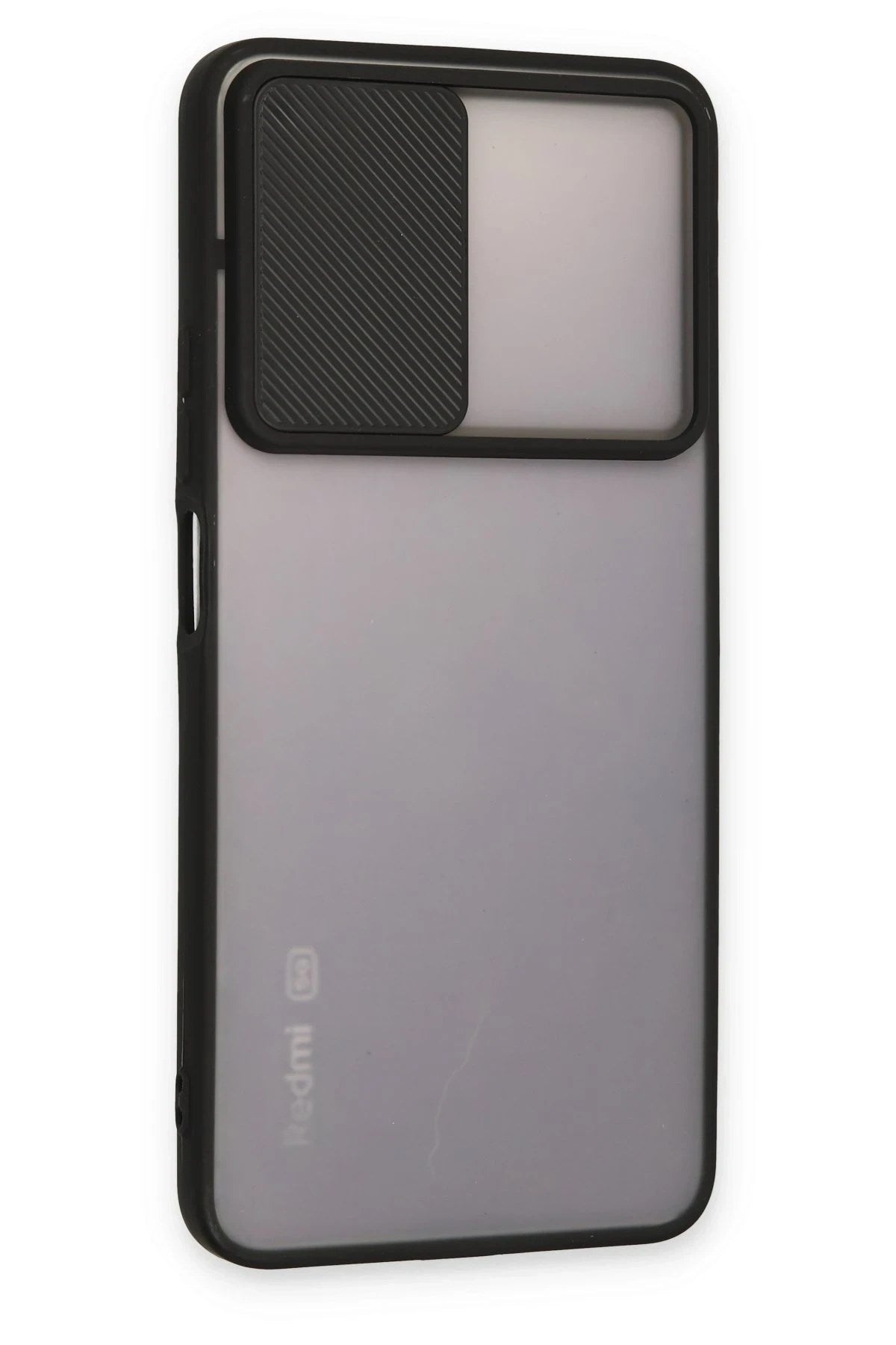 Mey İthalat® Redmi Note 11T Kılıf Palm Buzlu Kamera Sürgülü Silikon - Siyah