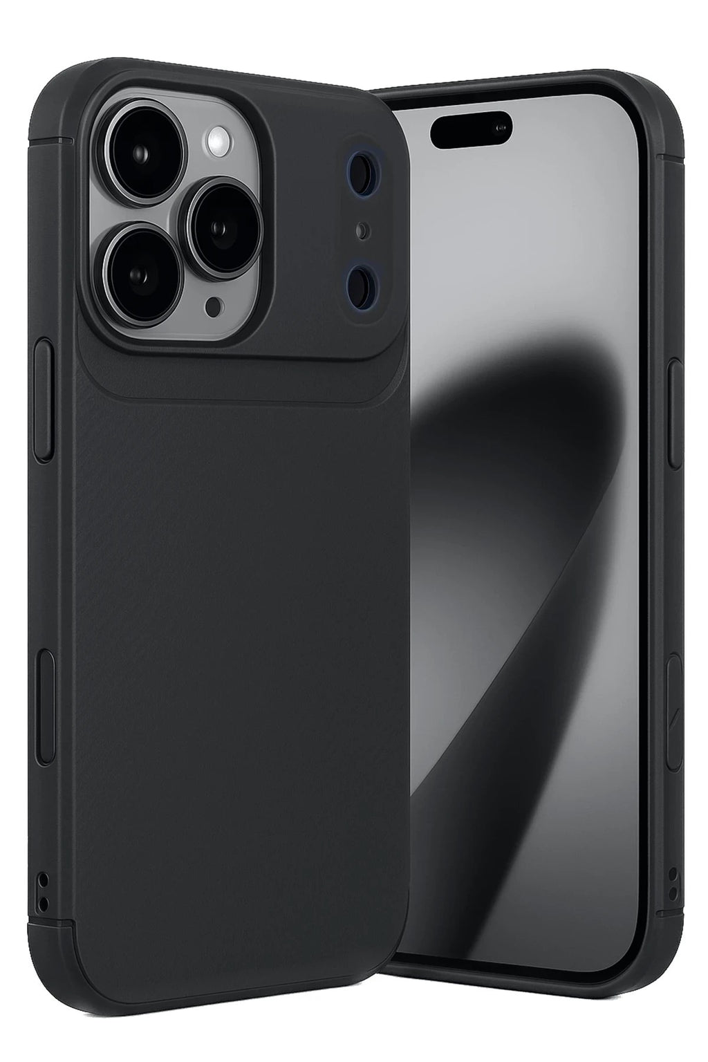 Mey İthalat® iPhone 17 Pro Auto Focus Karbon Kapak - Siyah
