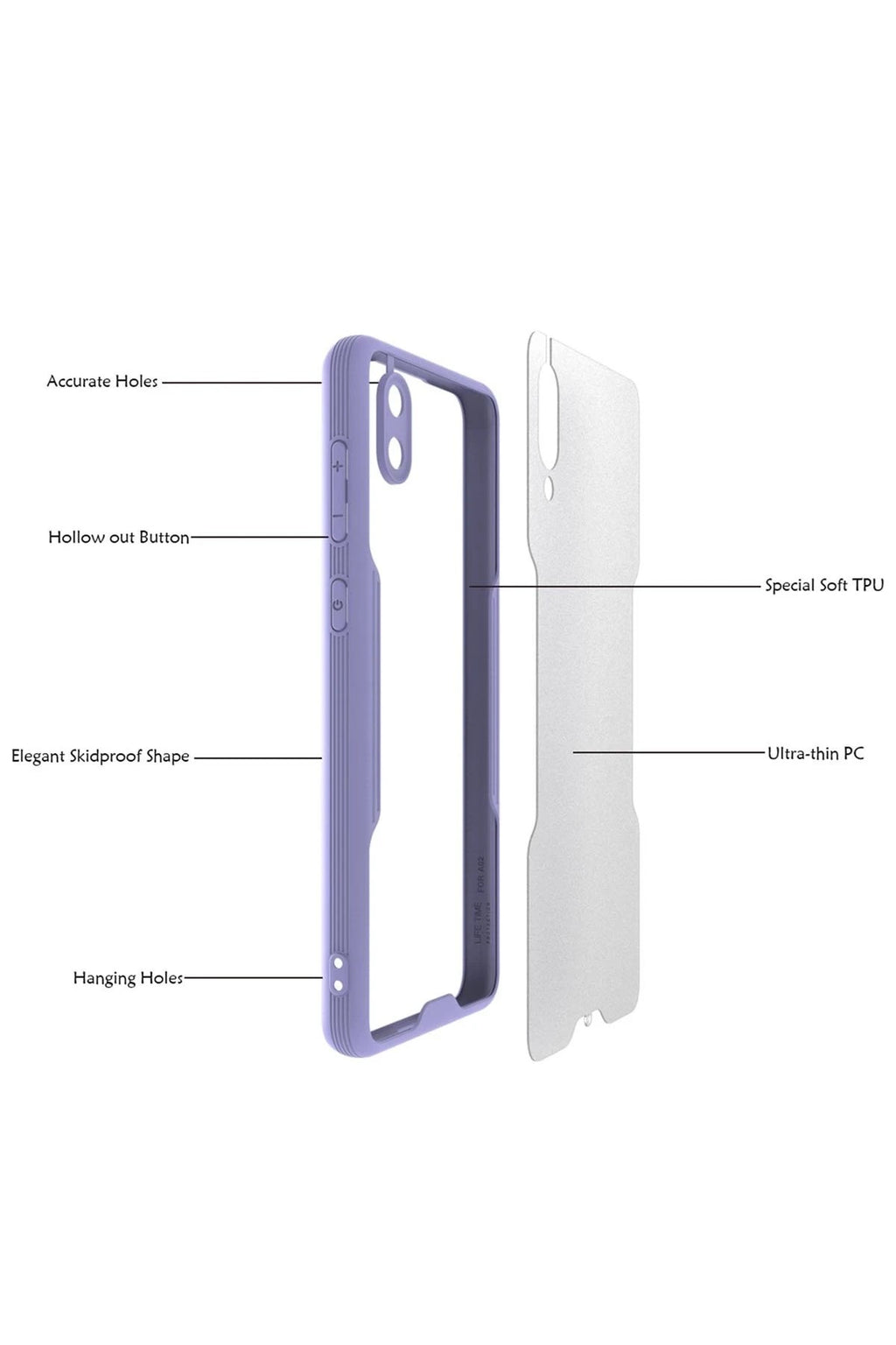 Mey İthalat® Samsung Galaxy A02 Kılıf Platin Silikon - Yeşil