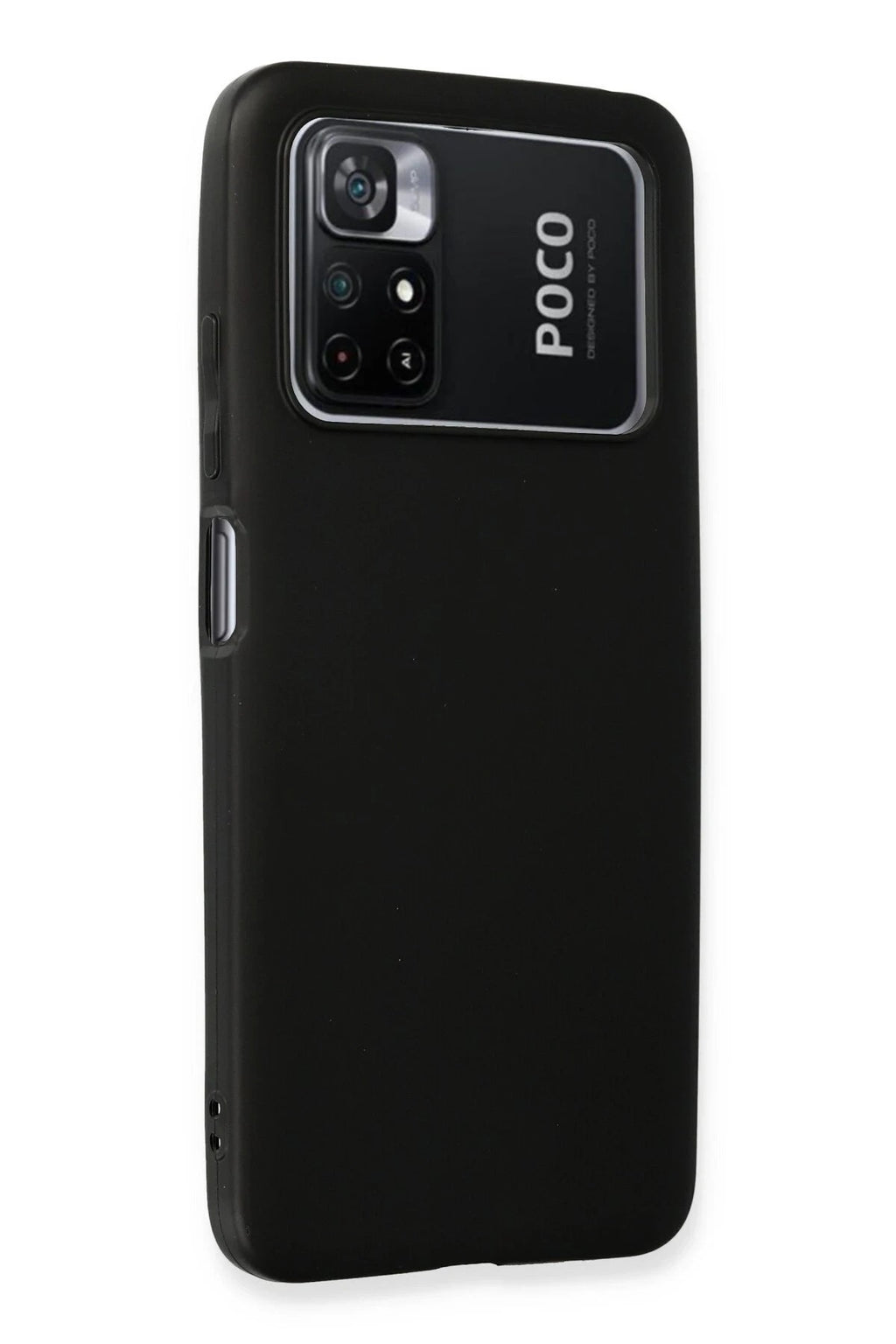 Mey İthalat® Poco M4 Pro 4G Kılıf First Silikon - Siyah