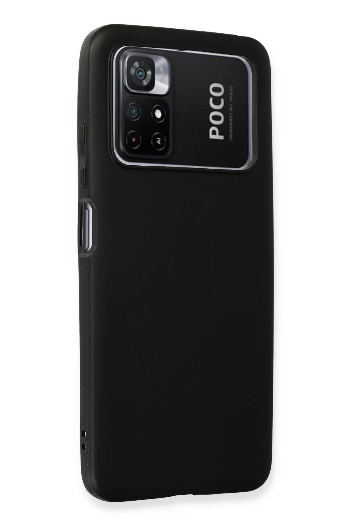 Mey İthalat® Poco M4 Pro 4G Kılıf First Silikon - Siyah