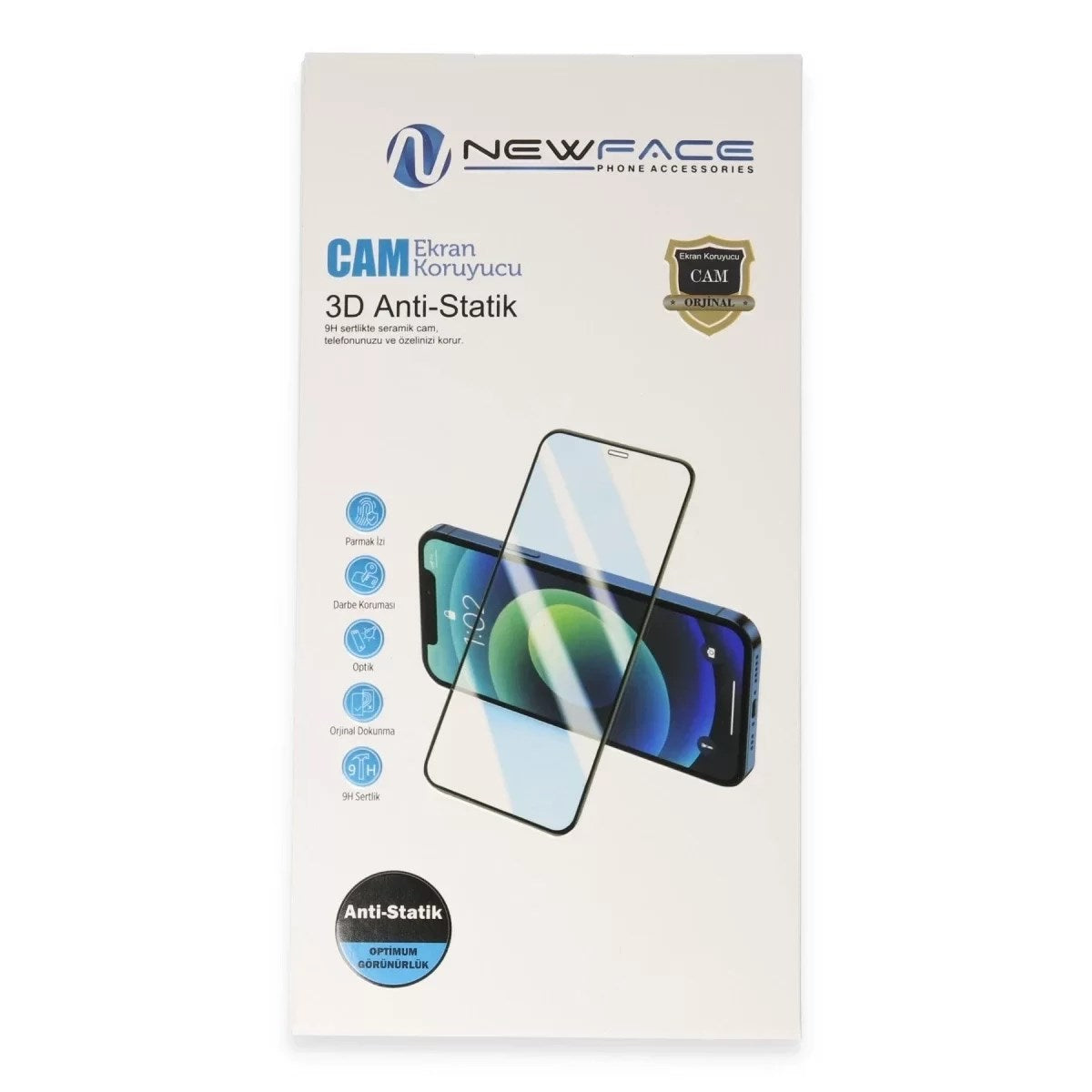 Mey İthalat® Samsung Galaxy A37 5G 3D Antistatik Cam Ekran Koruyucu
