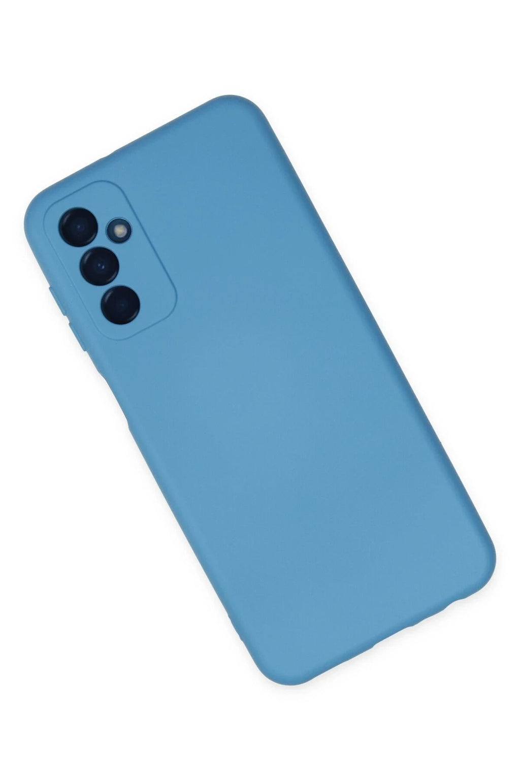 Mey İthalat® Samsung Galaxy M23 Kılıf Nano içi Kadife Silikon - Mavi