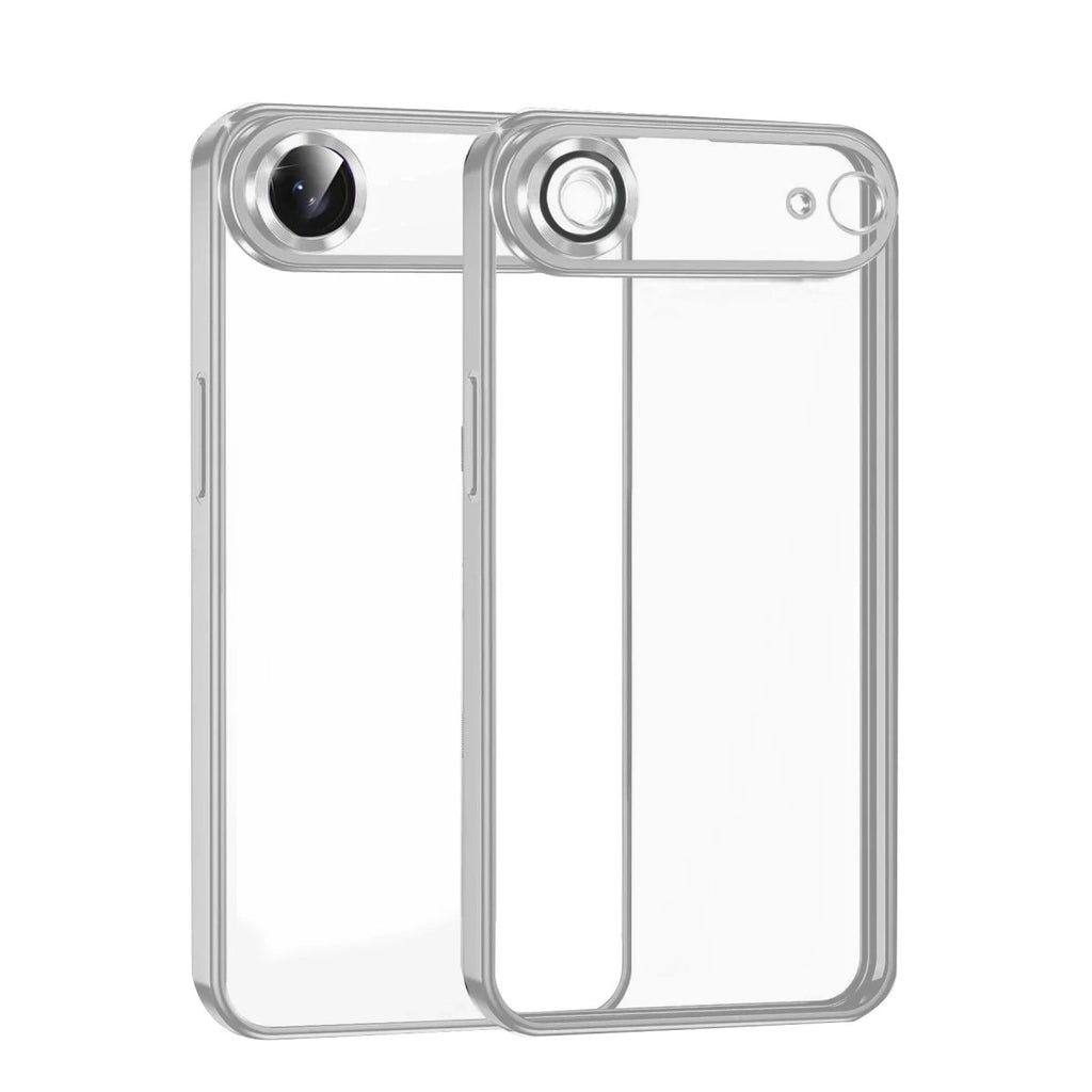 Mey İthalat® iPhone 17 Air Lensli Silikon - Gümüş