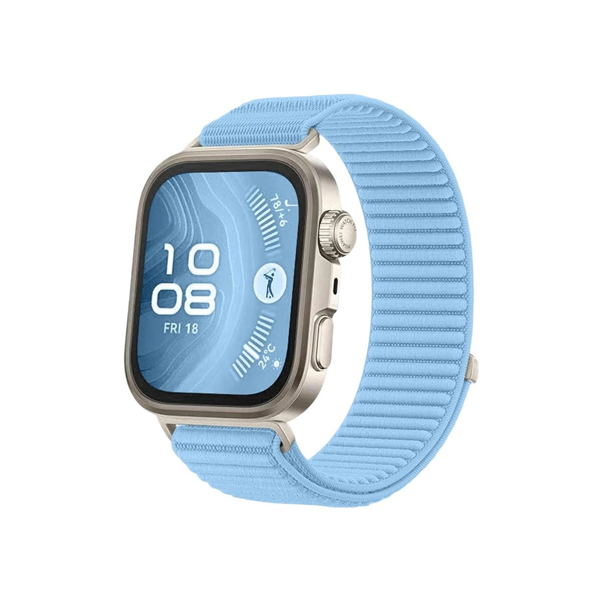 Mey İthalat® Huawei Fit 4 Braid Kordon - Açık Mavi