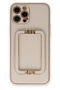 Mey İthalat® iPhone 12 Pro Kılıf Coco Elit Kapak - Gold
