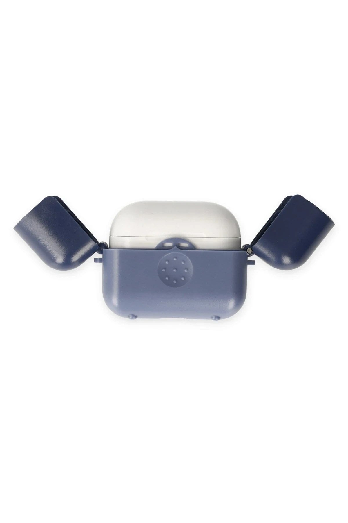 Mey İthalat® Airpods 3 (3.nesil) Basmalı Kılıf - Mavi-Lacivert
