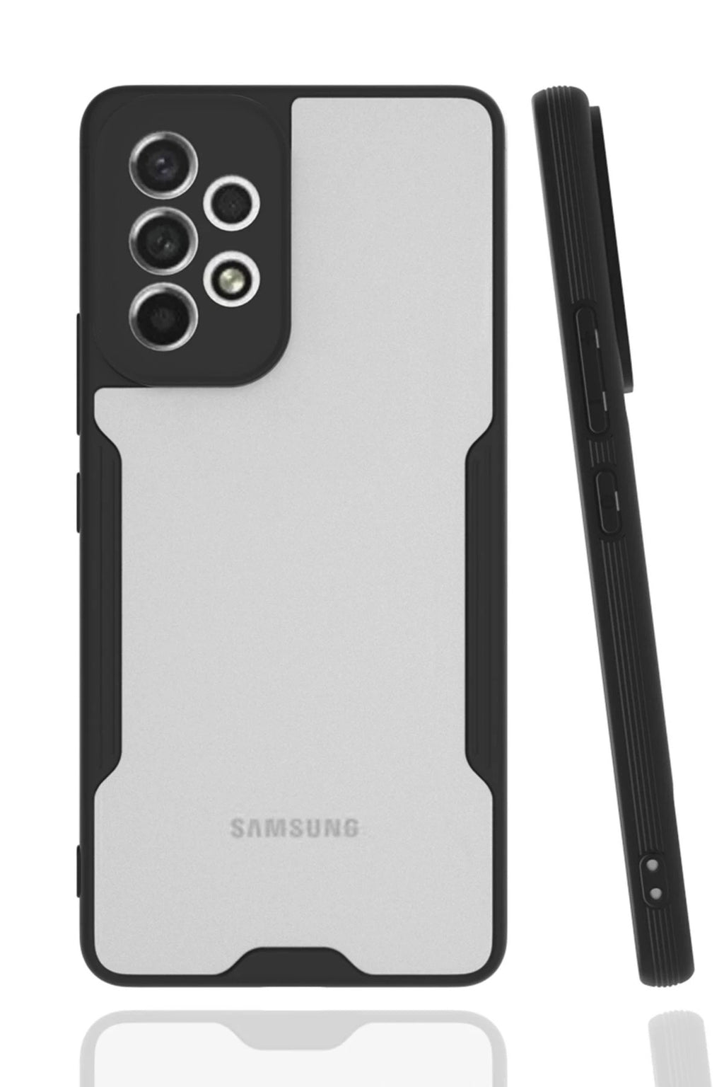 Mey İthalat® Samsung Galaxy A53 5G Kılıf Platin Silikon - Siyah