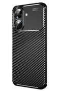 Mey İthalat® Realme Note 60 Kılıf Auto Focus Karbon Kapak - Siyah