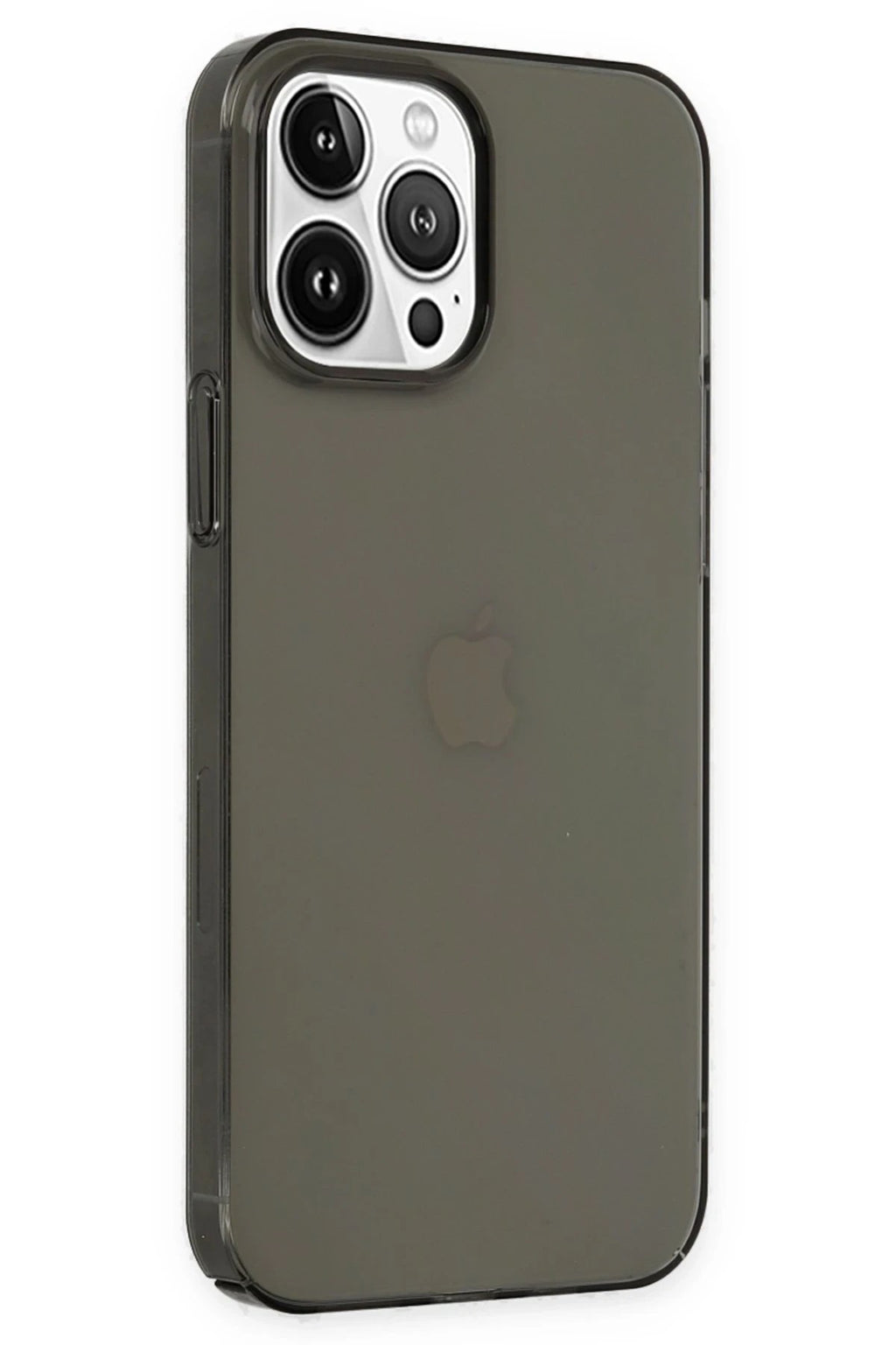 Mey İthalat® iPhone 14 Pro Kılıf Pc Sert Şeffaf Kapak - Siyah