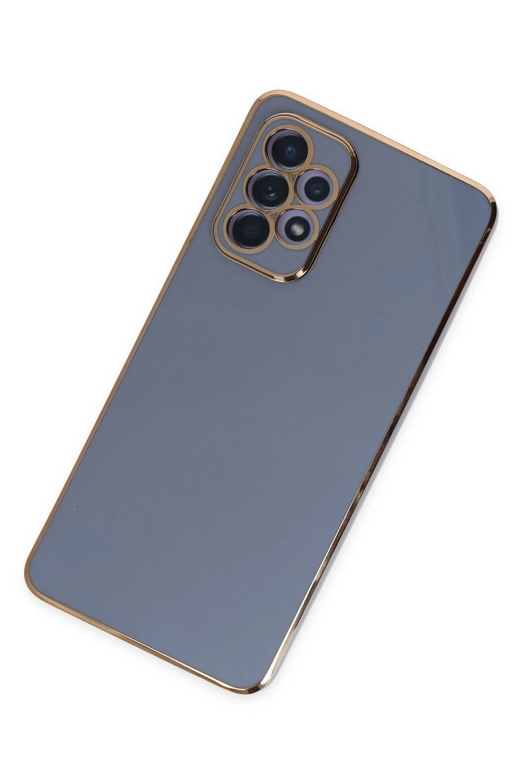 Mey İthalat® Samsung Galaxy A52 Kılıf Volet Silikon - Mavi