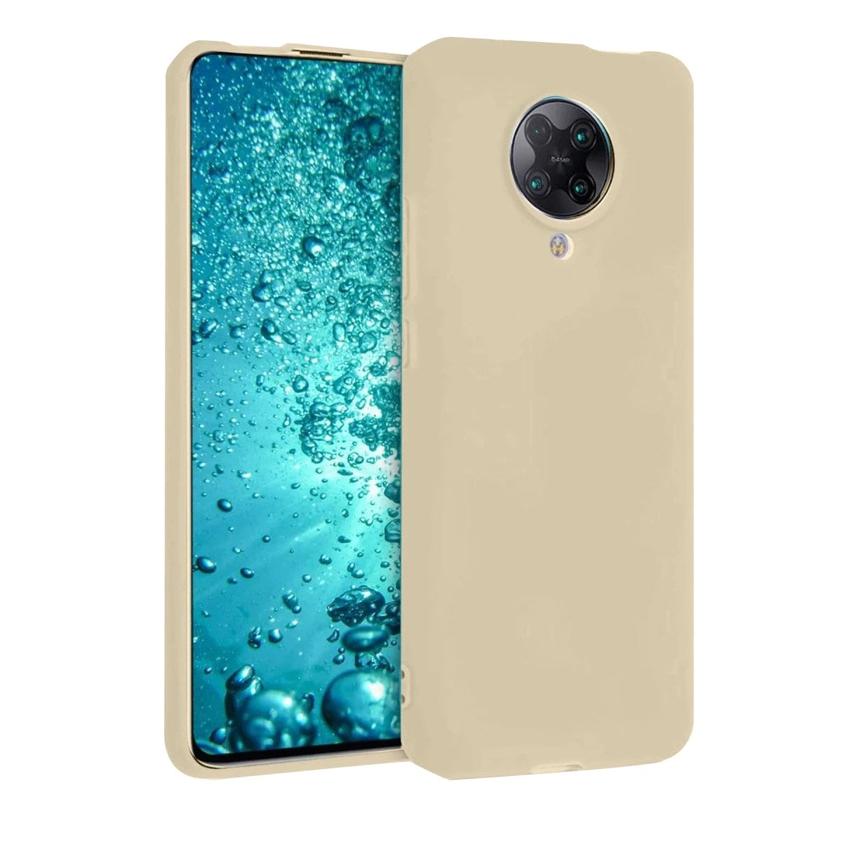 Mey İthalat® Redmi K30 Pro Kılıf Nano içi Kadife Silikon - Kemik