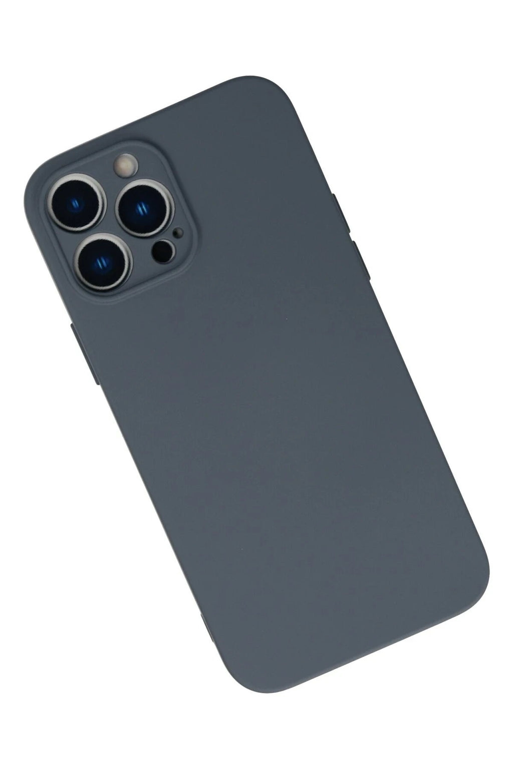 Mey İthalat® iPhone 13 Pro Kılıf Nano içi Kadife Silikon - Gri